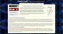 Desktop Screenshot of oraclecards.com